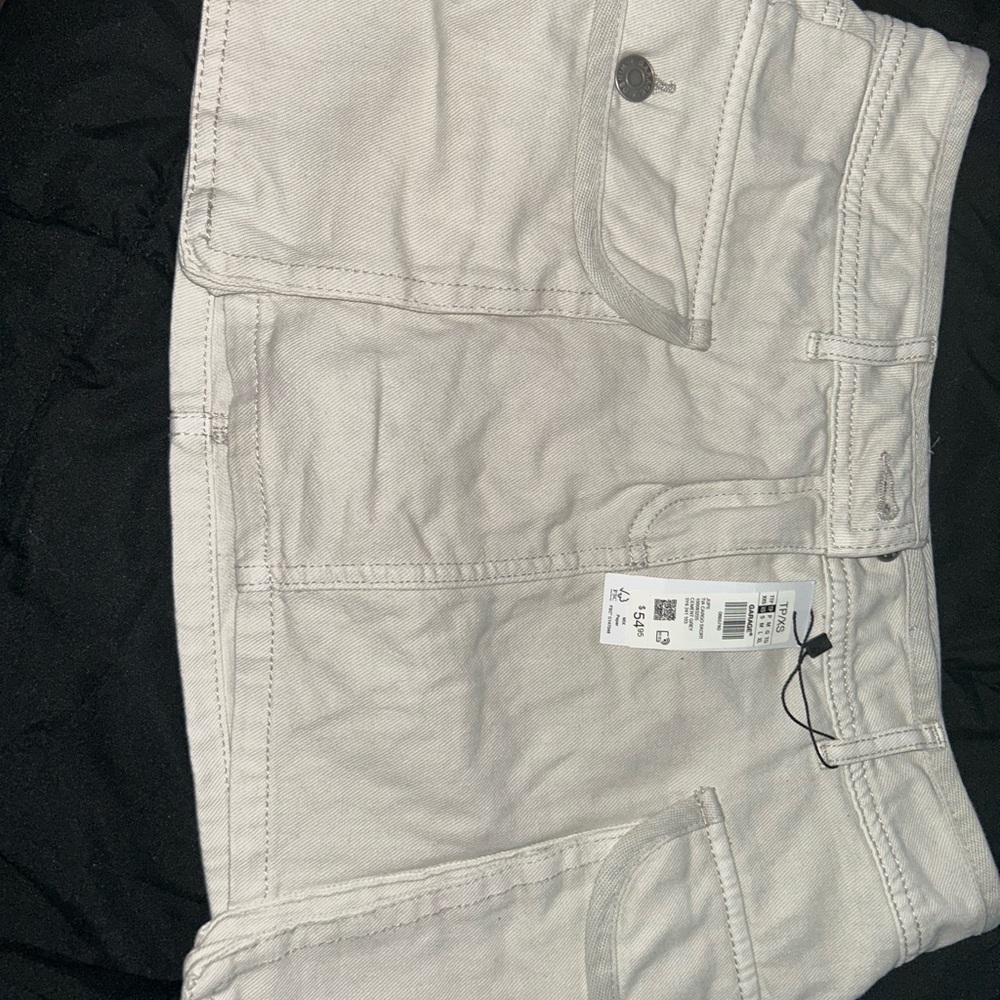 Garage Light Gray Jean Shorts
